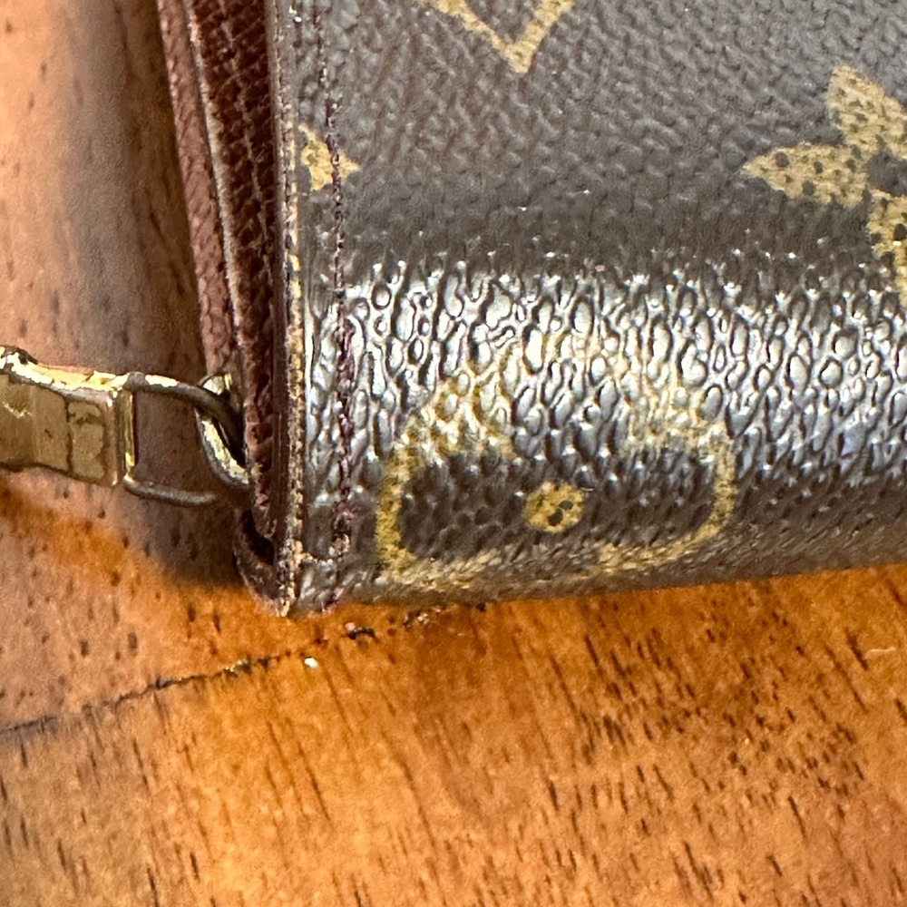 Louis Vuitton Monogram Compact Zipper Zipped Wallet | LV wallet | Authentic - Picture 14 of 16